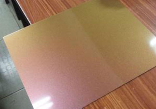 Corrugated aluminium sheet cladding